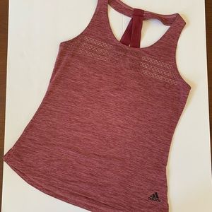 Adidas red tank xs